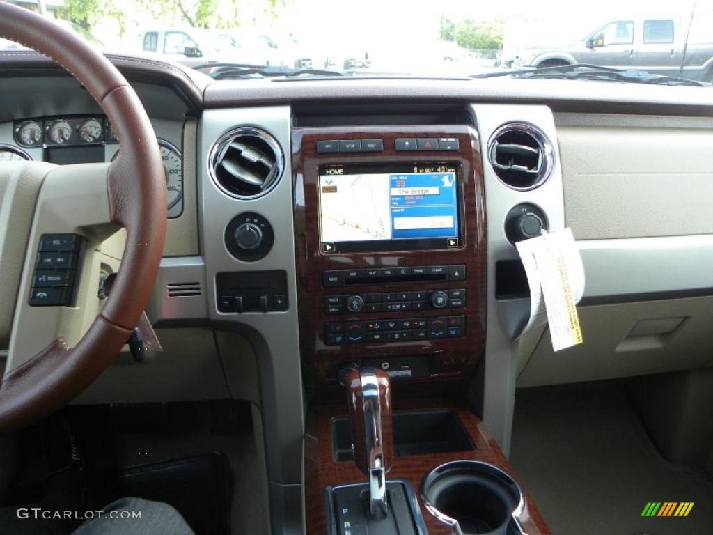 2010 F150 King Ranch SuperCrew 4x4 - Dark Blue Pearl Metallic / Chapparal Leather photo #27