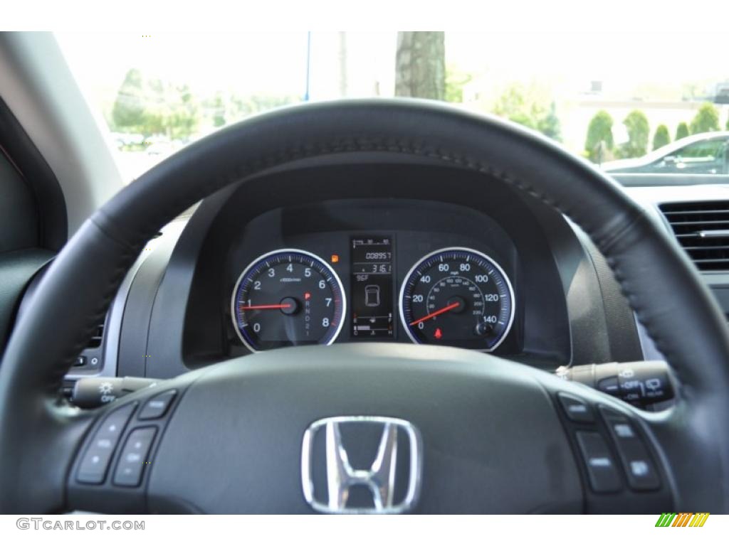 2009 CR-V EX-L 4WD - Tango Red Pearl / Gray photo #16