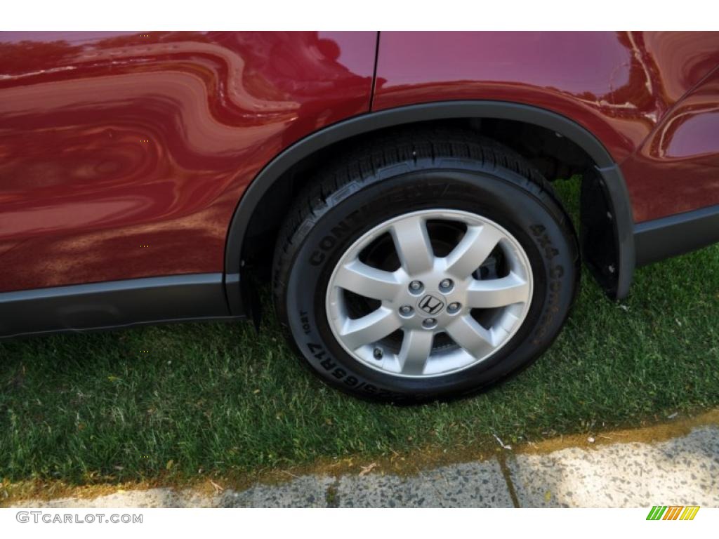 2009 CR-V EX-L 4WD - Tango Red Pearl / Gray photo #20