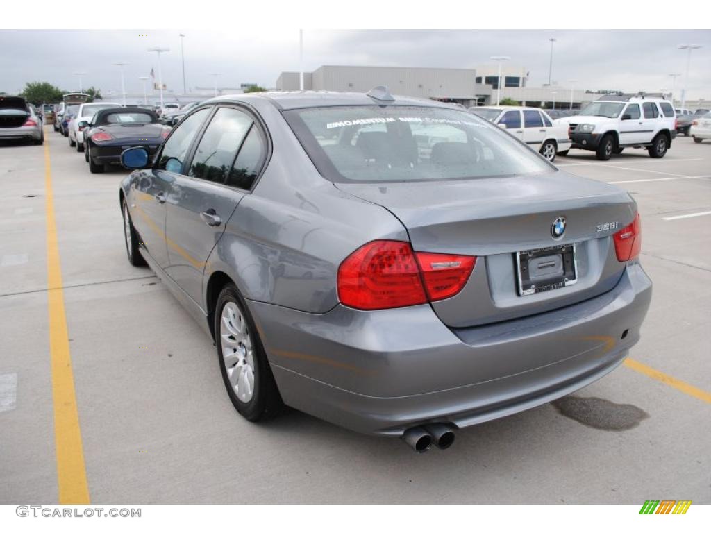 2009 3 Series 328i Sedan - Space Grey Metallic / Black photo #3