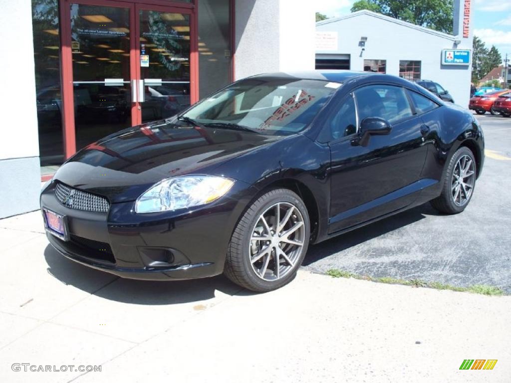 2011 Eclipse GS Sport Coupe - Kalapana Black / Dark Charcoal photo #1