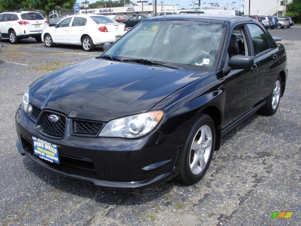 2006 Impreza 2.5i Sedan - Obsidian Black Pearl / Anthracite Black photo #1