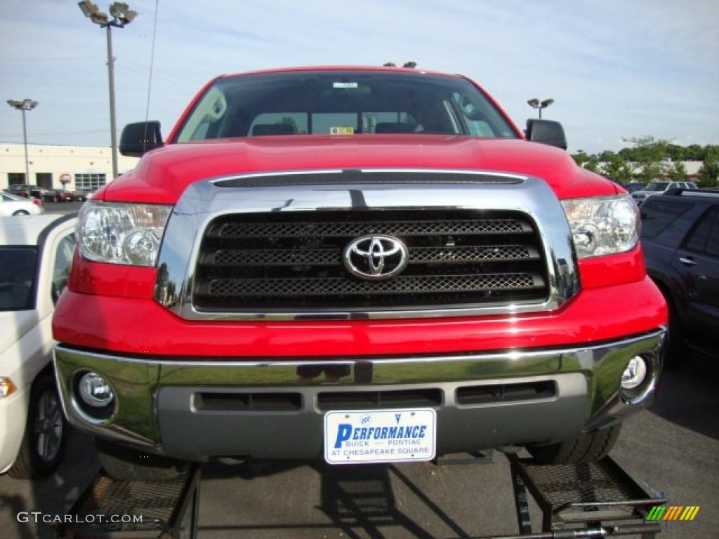 2007 Tundra SR5 TRD Double Cab 4x4 - Radiant Red / Graphite Gray photo #7