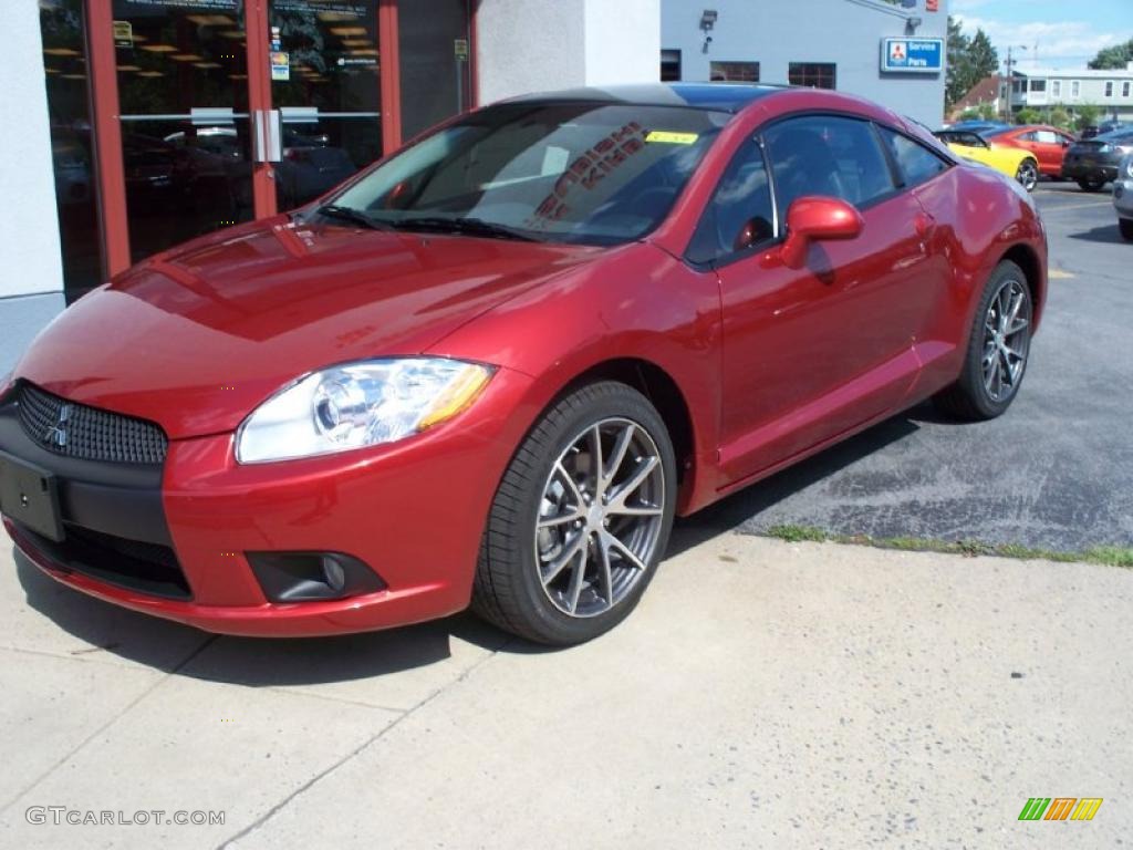 2011 Eclipse GS Sport Coupe - Rave Red / Dark Charcoal photo #1