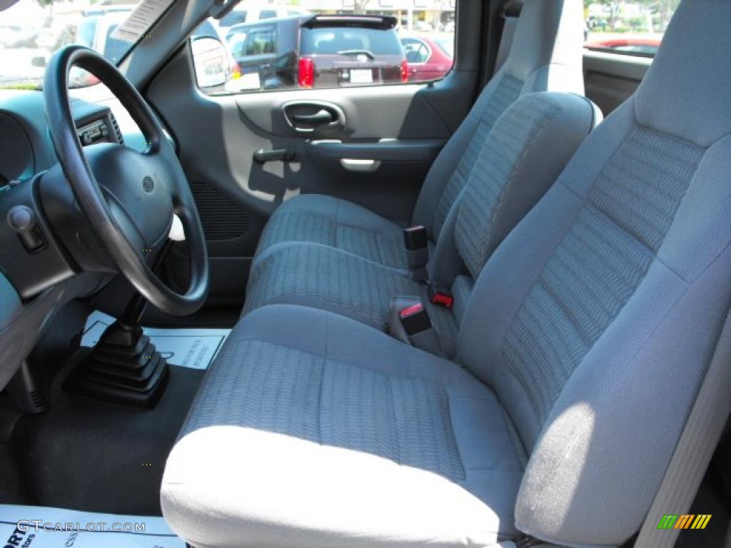 2002 F150 Sport Regular Cab - Black / Medium Graphite photo #10