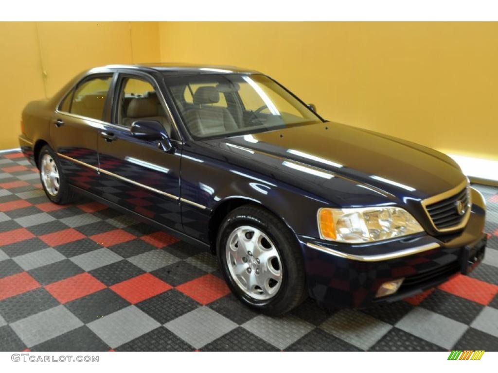 2000 RL 3.5 Sedan - Monterey Blue Pearl / Parchment photo #1