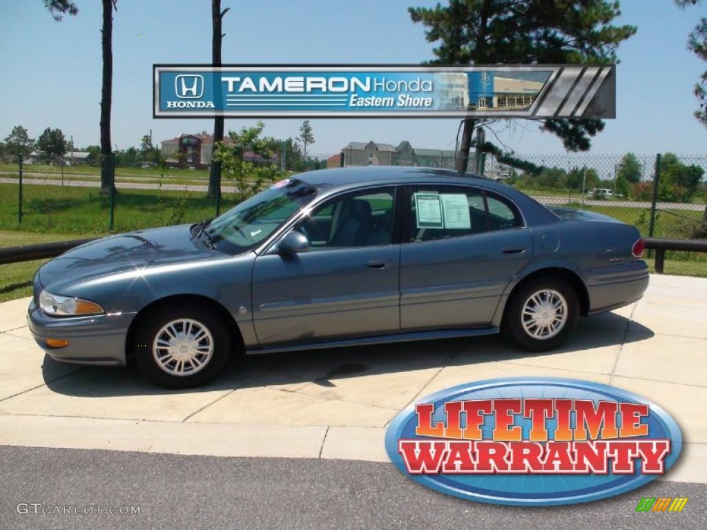 2002 LeSabre Custom - Titanium Blue Metallic / Medium Gray photo #1