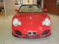 2004 Guards Red Porsche 911 Turbo Cabriolet  photo #2