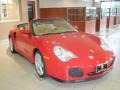 2004 Guards Red Porsche 911 Turbo Cabriolet  photo #3