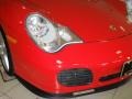 2004 Guards Red Porsche 911 Turbo Cabriolet  photo #9