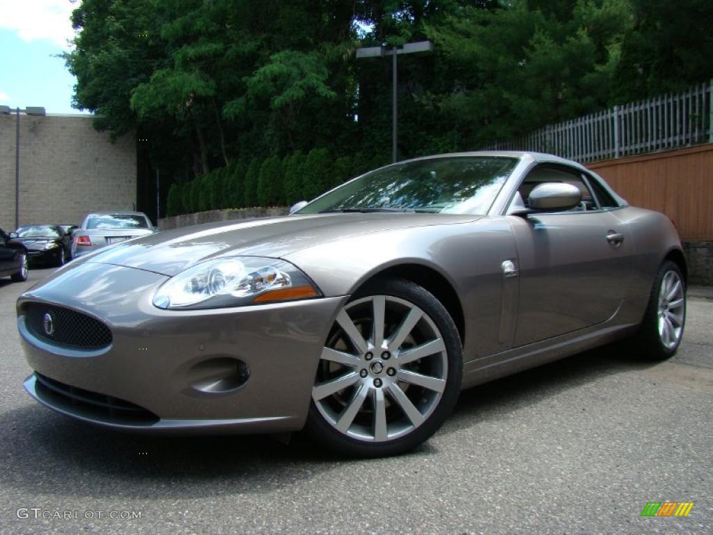 2009 XK XK8 Convertible - Vapour Grey / Ivory/Slate photo #1