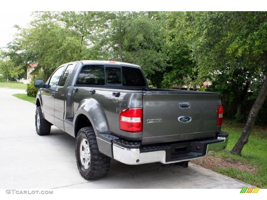 2004 F150 XLT SuperCab 4x4 - Dark Shadow Grey Metallic / Dark Flint photo #8