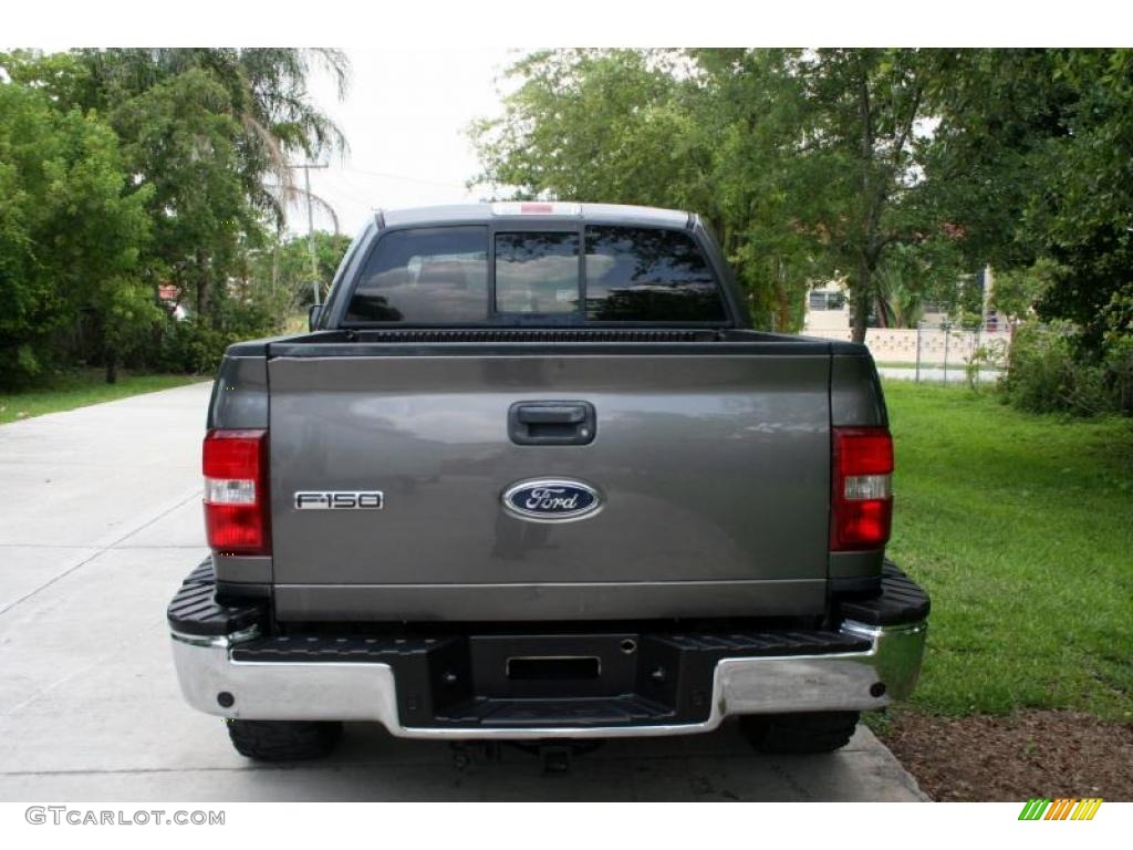 2004 F150 XLT SuperCab 4x4 - Dark Shadow Grey Metallic / Dark Flint photo #9