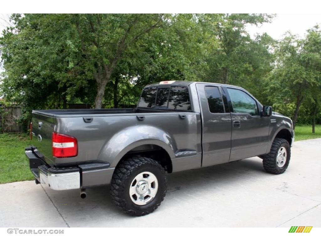 2004 F150 XLT SuperCab 4x4 - Dark Shadow Grey Metallic / Dark Flint photo #11