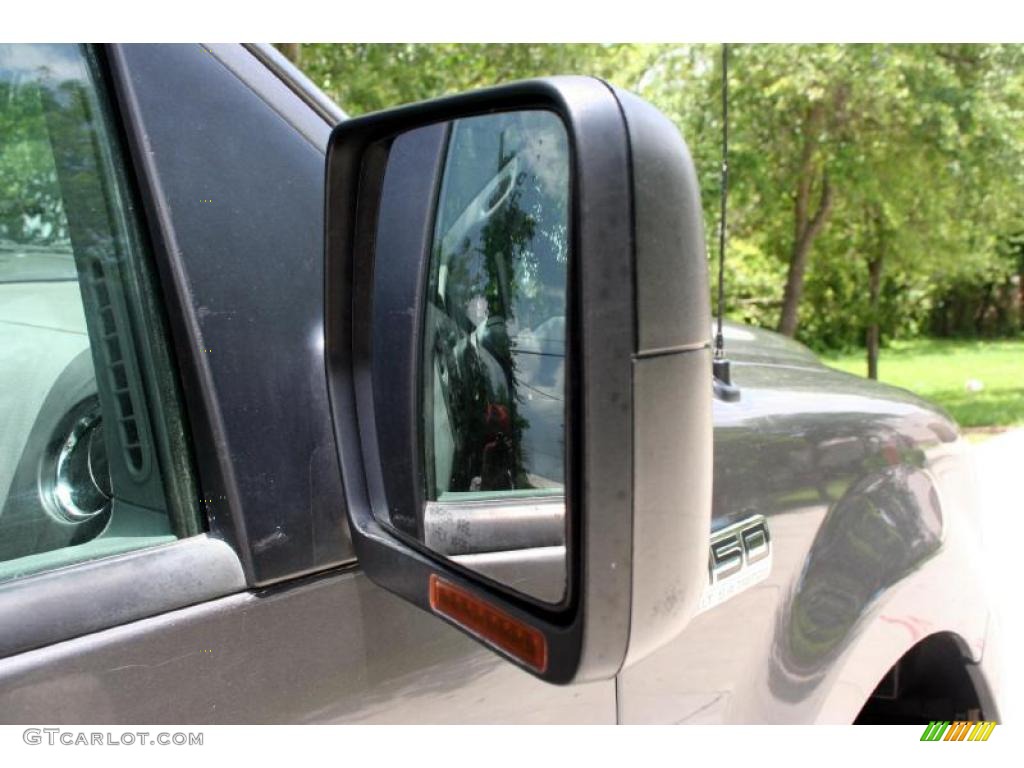 2004 F150 XLT SuperCab 4x4 - Dark Shadow Grey Metallic / Dark Flint photo #28