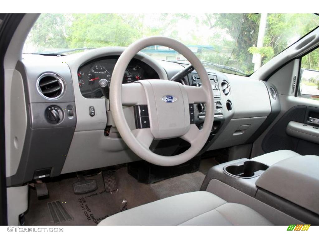 2004 F150 XLT SuperCab 4x4 - Dark Shadow Grey Metallic / Dark Flint photo #65