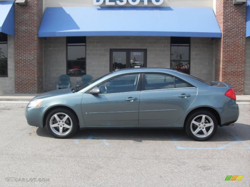 2009 G6 GT Sedan - Silver Green Metallic / Ebony photo #1