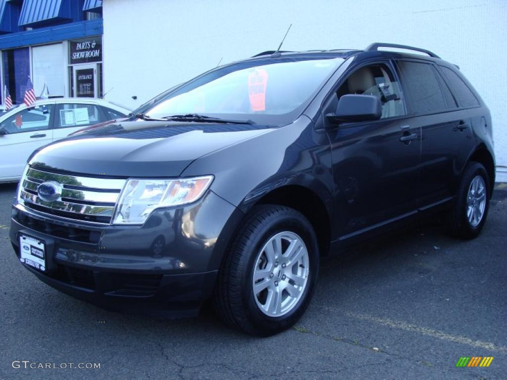 2007 Edge SE AWD - Carbon Metallic / Medium Light Stone photo #1