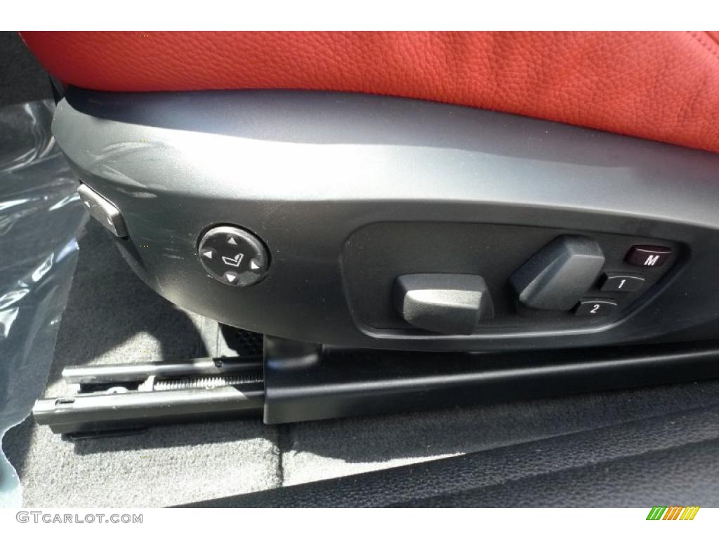 2008 1 Series 135i Coupe - Jet Black / Coral Red photo #26