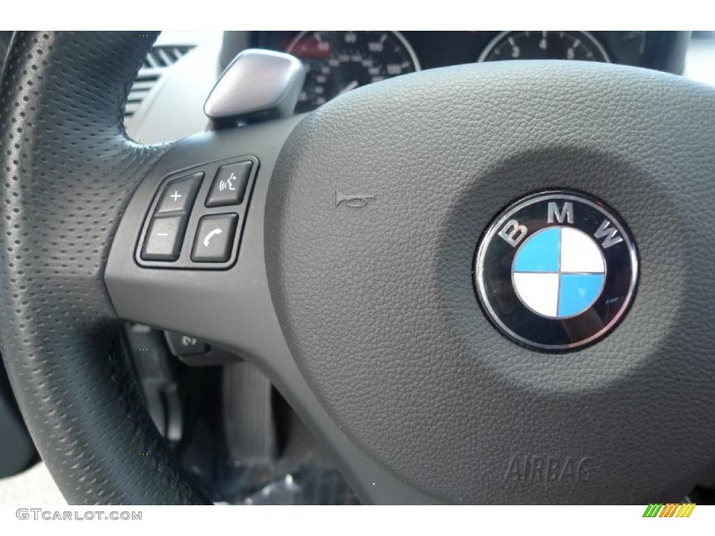 2008 1 Series 135i Coupe - Jet Black / Coral Red photo #38