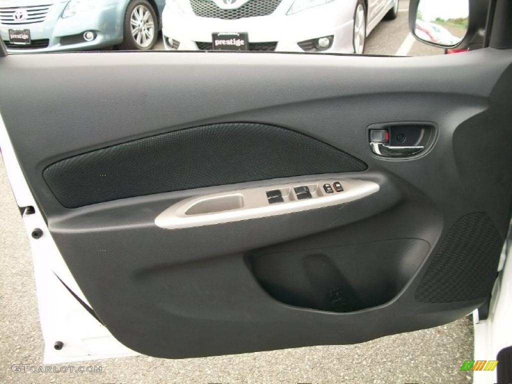 2009 Yaris Sedan - Polar White / Dark Charcoal photo #6