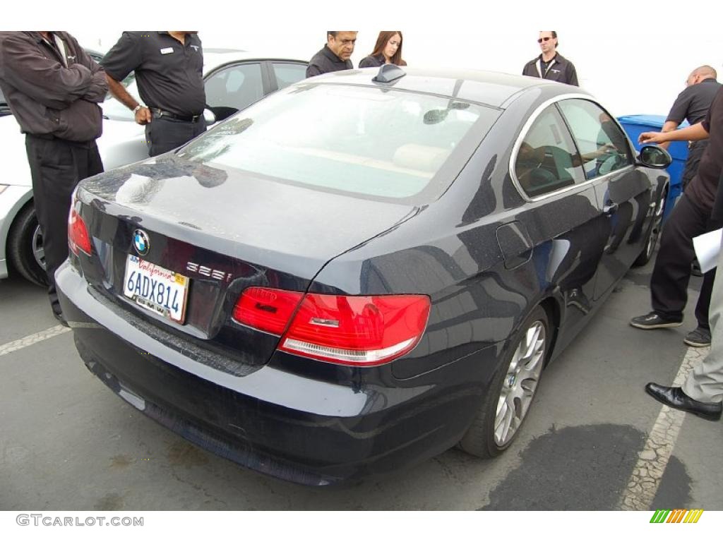 2007 3 Series 328i Coupe - Monaco Blue Metallic / Saddle Brown/Black photo #3