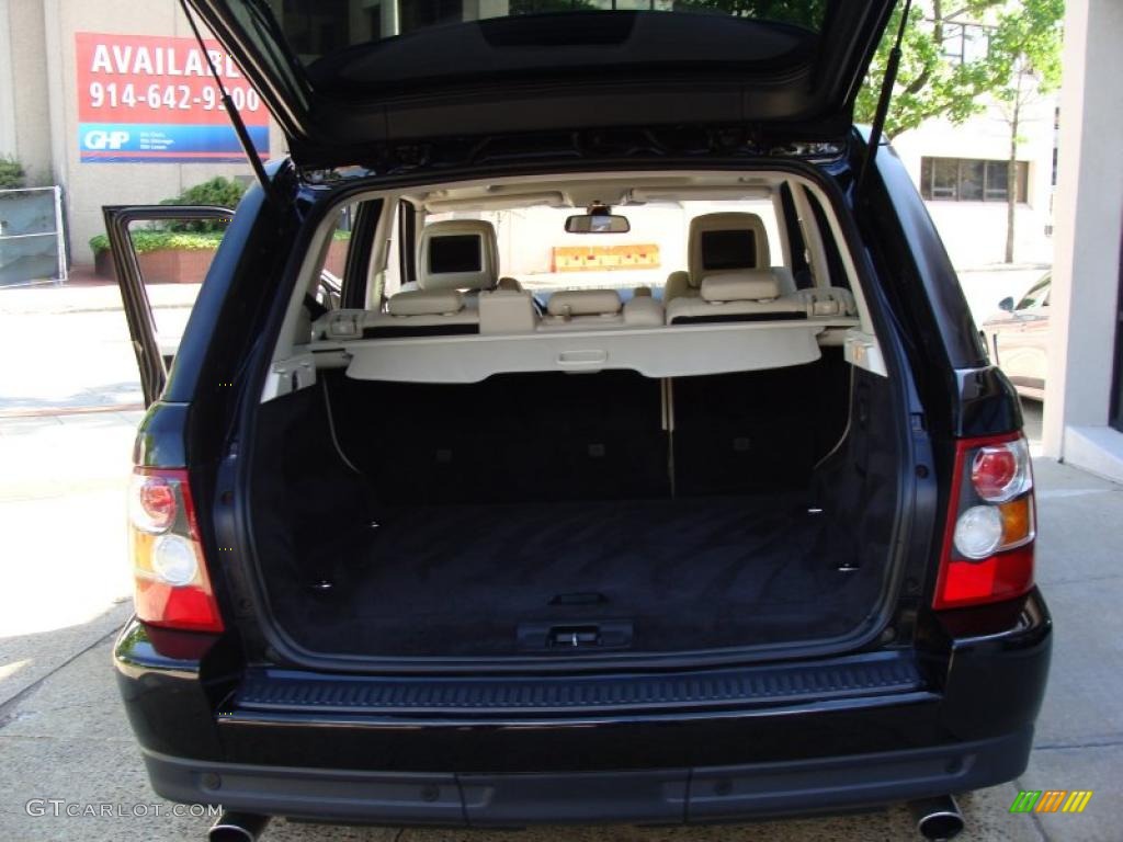 2007 Range Rover Sport Supercharged - Java Black Pearl / Ivory photo #16