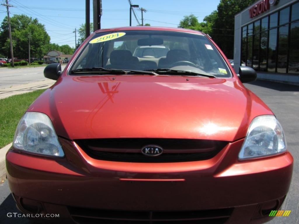2004 Rio Sedan - Cinnamon / Beige photo #16