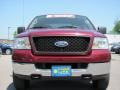 2005 Dark Toreador Red Metallic Ford F150 XLT SuperCrew 4x4  photo #13