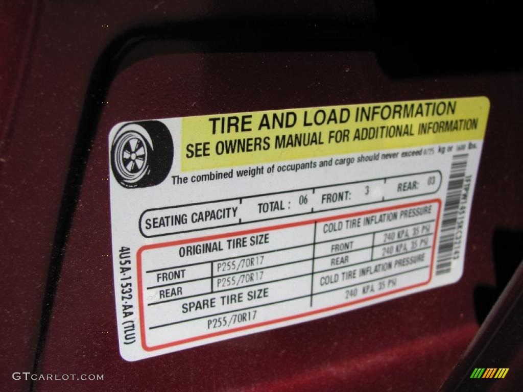 2005 F150 XLT SuperCrew 4x4 - Dark Toreador Red Metallic / Tan photo #23