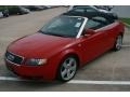 2006 Amulet Red Audi A4 1.8T Cabriolet  photo #3