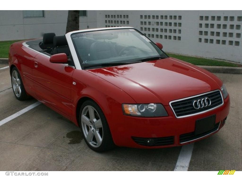2006 A4 1.8T Cabriolet - Amulet Red / Ebony photo #19
