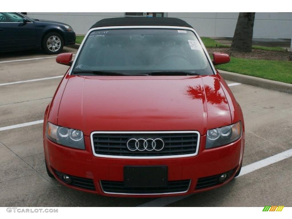 2006 A4 1.8T Cabriolet - Amulet Red / Ebony photo #29