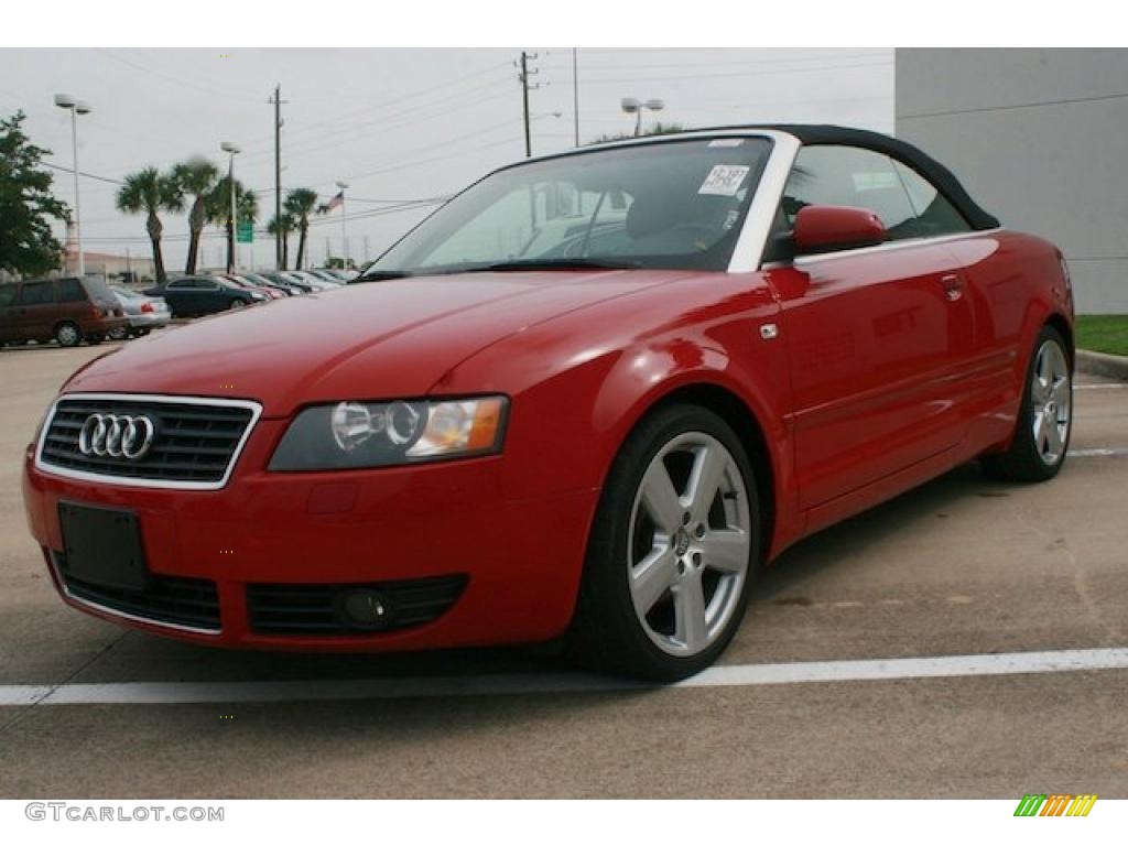 2006 A4 1.8T Cabriolet - Amulet Red / Ebony photo #30