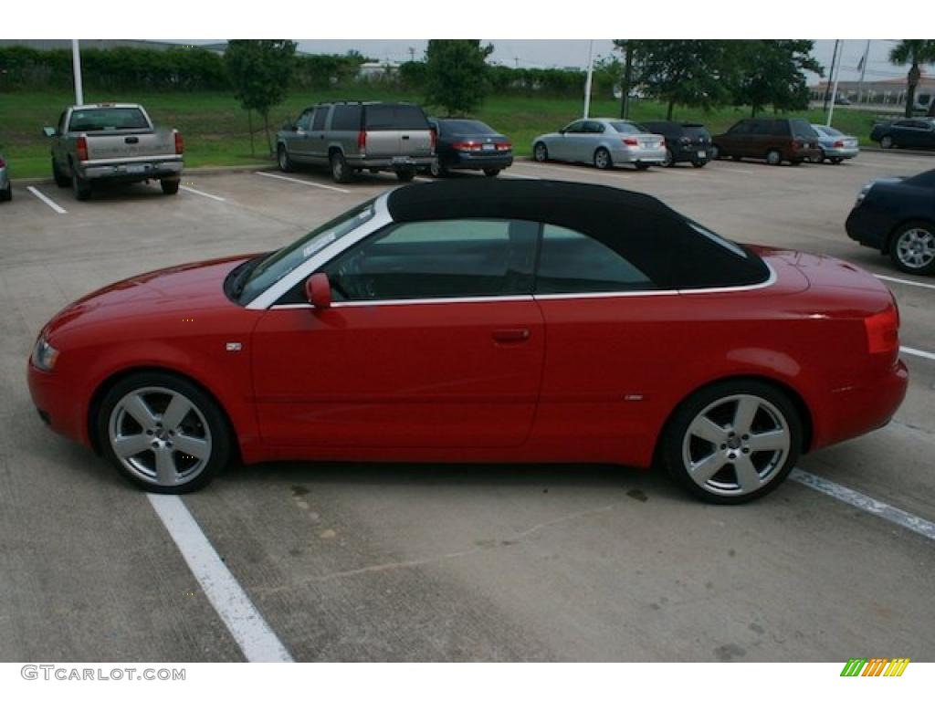 2006 A4 1.8T Cabriolet - Amulet Red / Ebony photo #31