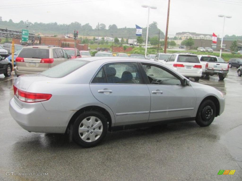 2003 Accord LX Sedan - Satin Silver Metallic / Black photo #6