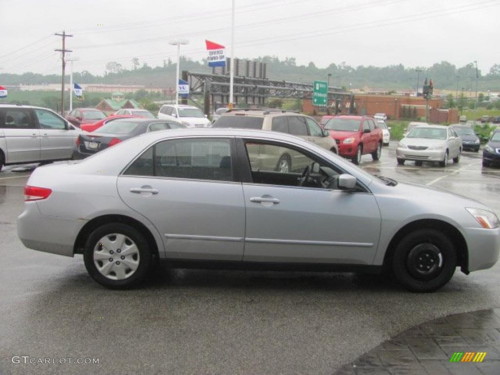 2003 Accord LX Sedan - Satin Silver Metallic / Black photo #7