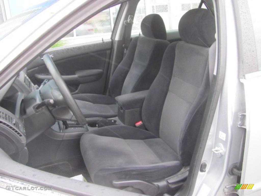 2003 Accord LX Sedan - Satin Silver Metallic / Black photo #13