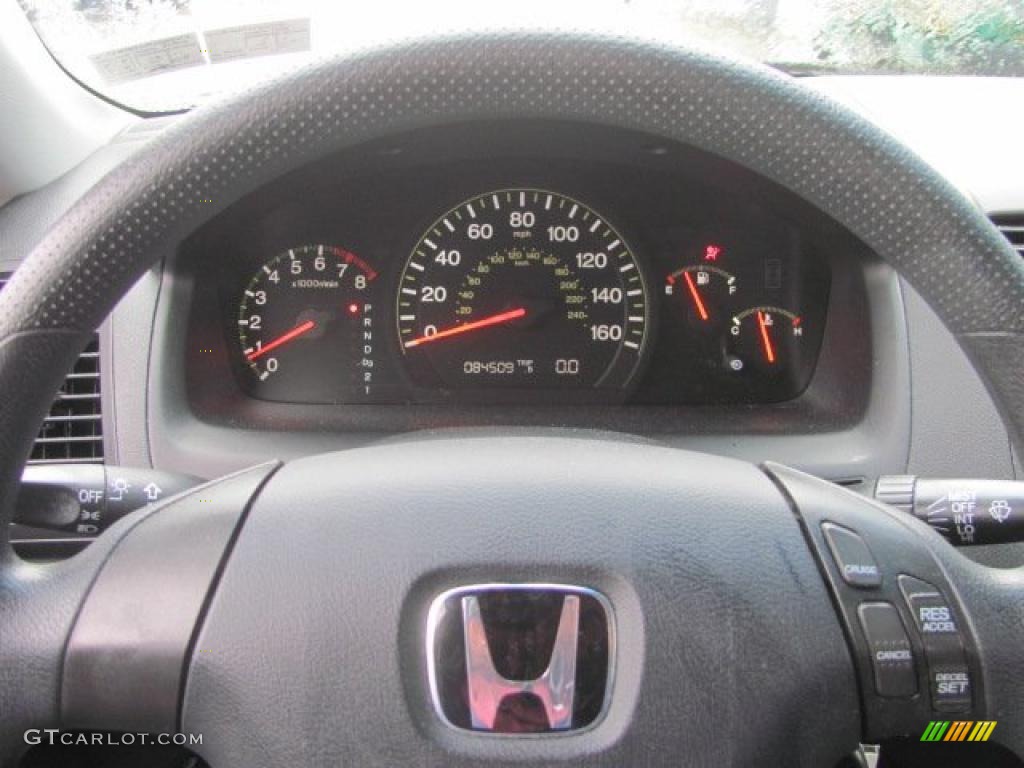 2003 Accord LX Sedan - Satin Silver Metallic / Black photo #16