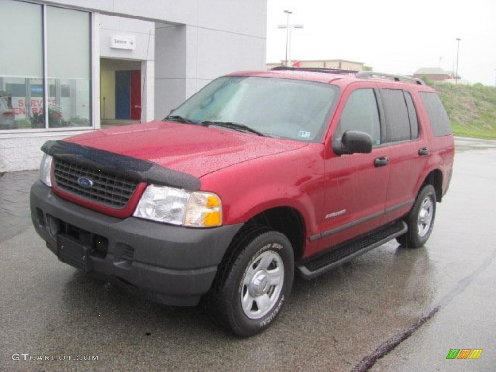 2004 Explorer XLS 4x4 - Redfire Metallic / Graphite photo #2