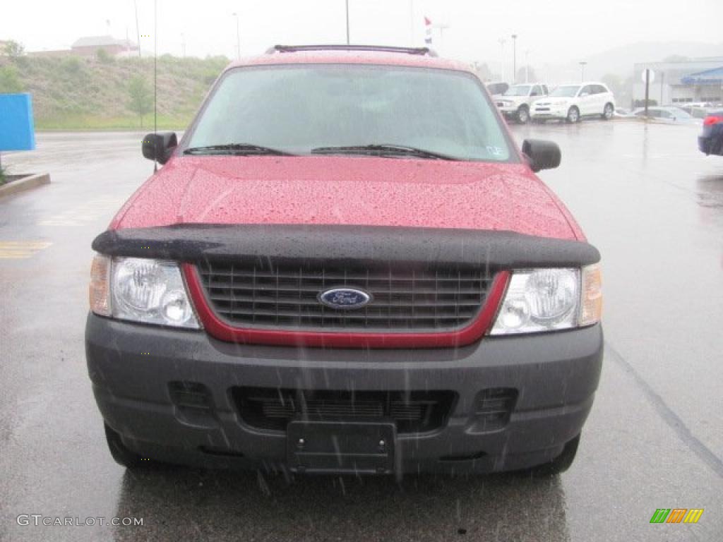 2004 Explorer XLS 4x4 - Redfire Metallic / Graphite photo #10