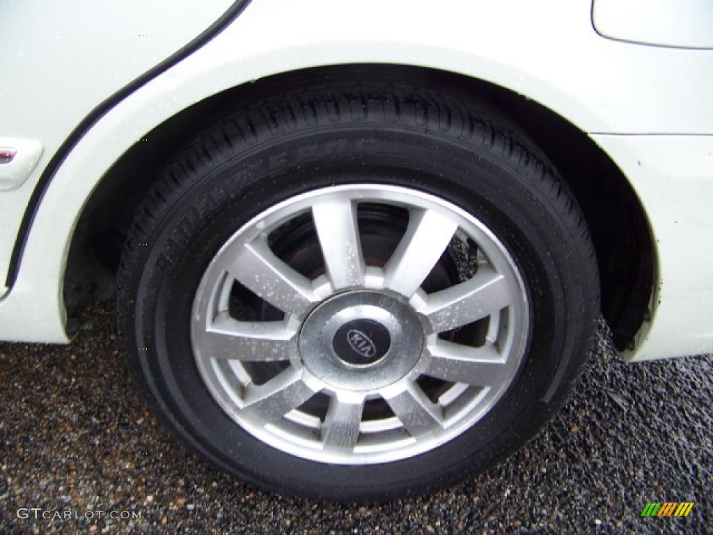 2002 Optima SE - White Pearl / Beige photo #7