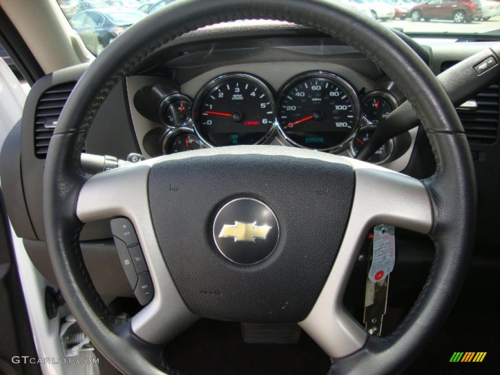 2009 Silverado 1500 LT Crew Cab 4x4 - Summit White / Light Titanium photo #36