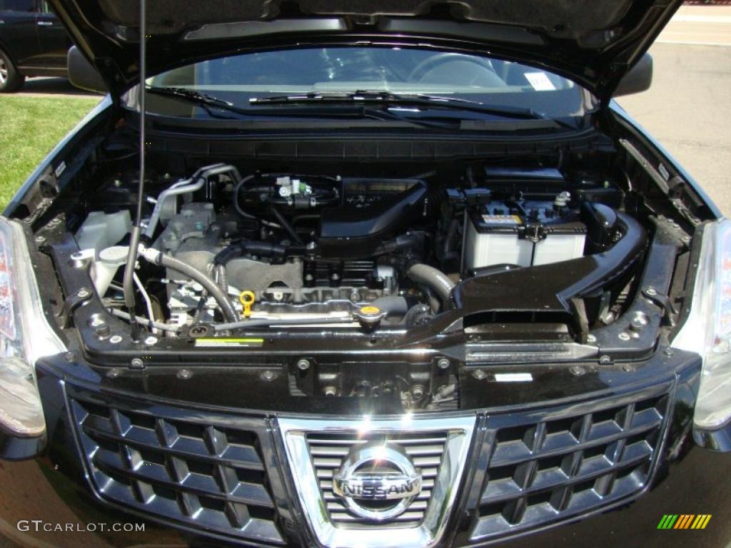 2008 Rogue S AWD - Wicked Black / Gray photo #27