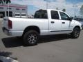 2005 Bright White Dodge Ram 1500 SLT Quad Cab 4x4  photo #2