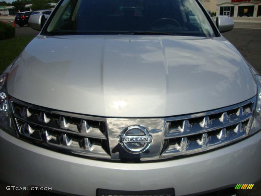 2007 Murano S AWD - Brilliant Silver Metallic / Charcoal photo #13