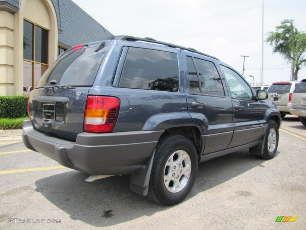 2000 Grand Cherokee Laredo - Steel Blue Metallic / Agate photo #6