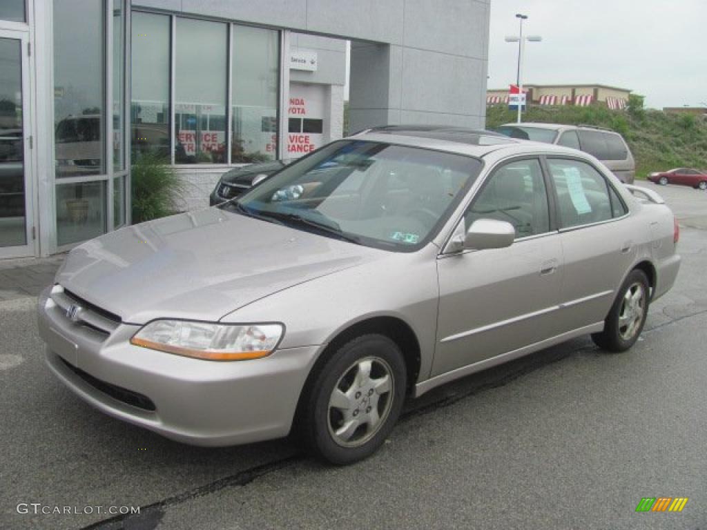 1999 Accord EX Sedan - Heather Mist Metallic / Ivory photo #2