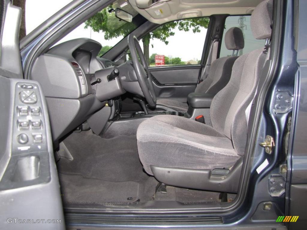 2000 Grand Cherokee Laredo - Steel Blue Metallic / Agate photo #8