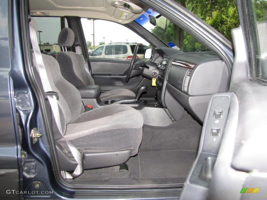 2000 Grand Cherokee Laredo - Steel Blue Metallic / Agate photo #9